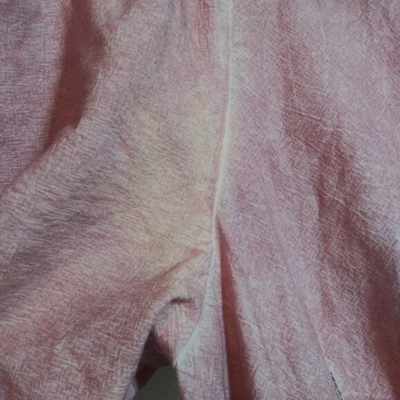 Free People Mauve Acid Wash Wide Leg Short Sleeve Jumpsuit Casual Size 2 - Picture 5 of 10